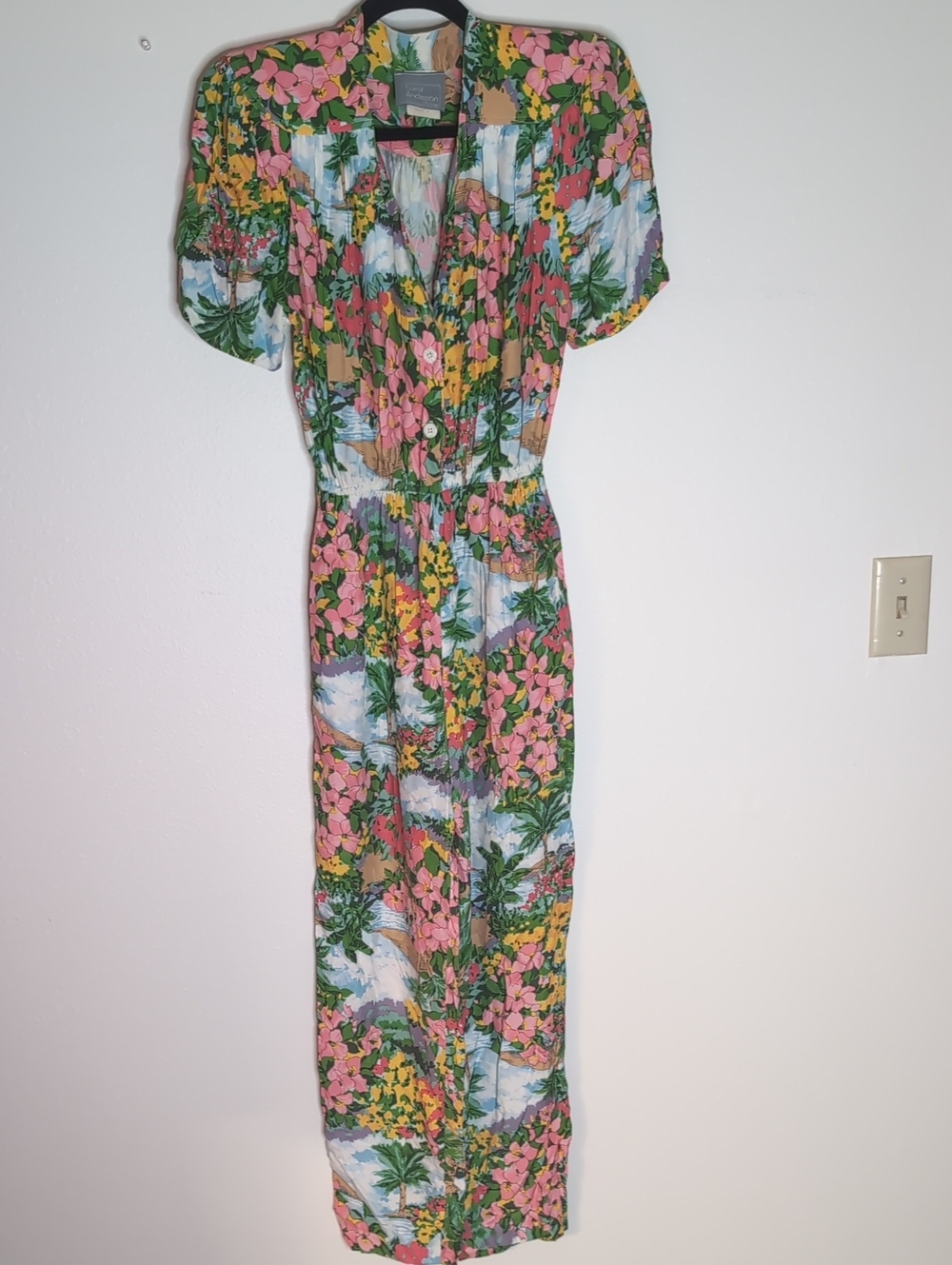 Vintage Tropical Jumpsuit